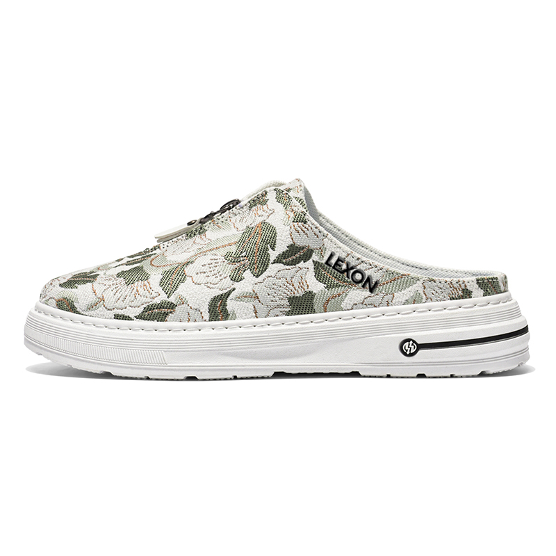 Мужские тапочки с резиновой подошвой, устойчивой к истиранию, закрытые, бесшумные LEXON, белый зеленый
Мужские тапочки с резиновой подошвой, устойчивой к истиранию, закрытые, бесшумные LEXON, белый зеленый