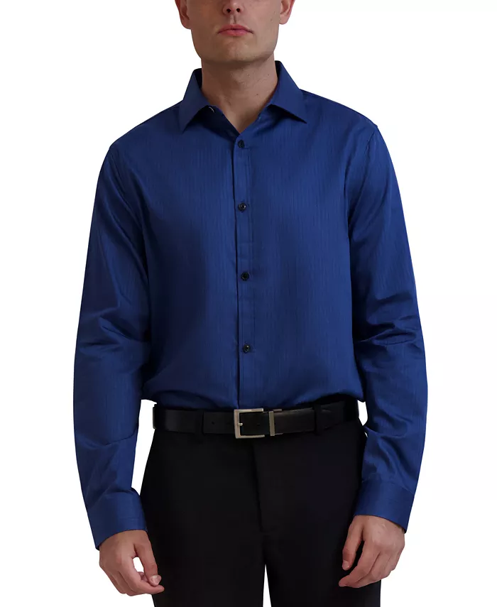 Мужская классическая рубашка приталенного кроя в полоску "шеврон" KARL LAGERFELD PARIS, черный
Мужская классическая рубашка приталенного кроя в полоску "шеврон" KARL LAGERFELD PARIS, черный