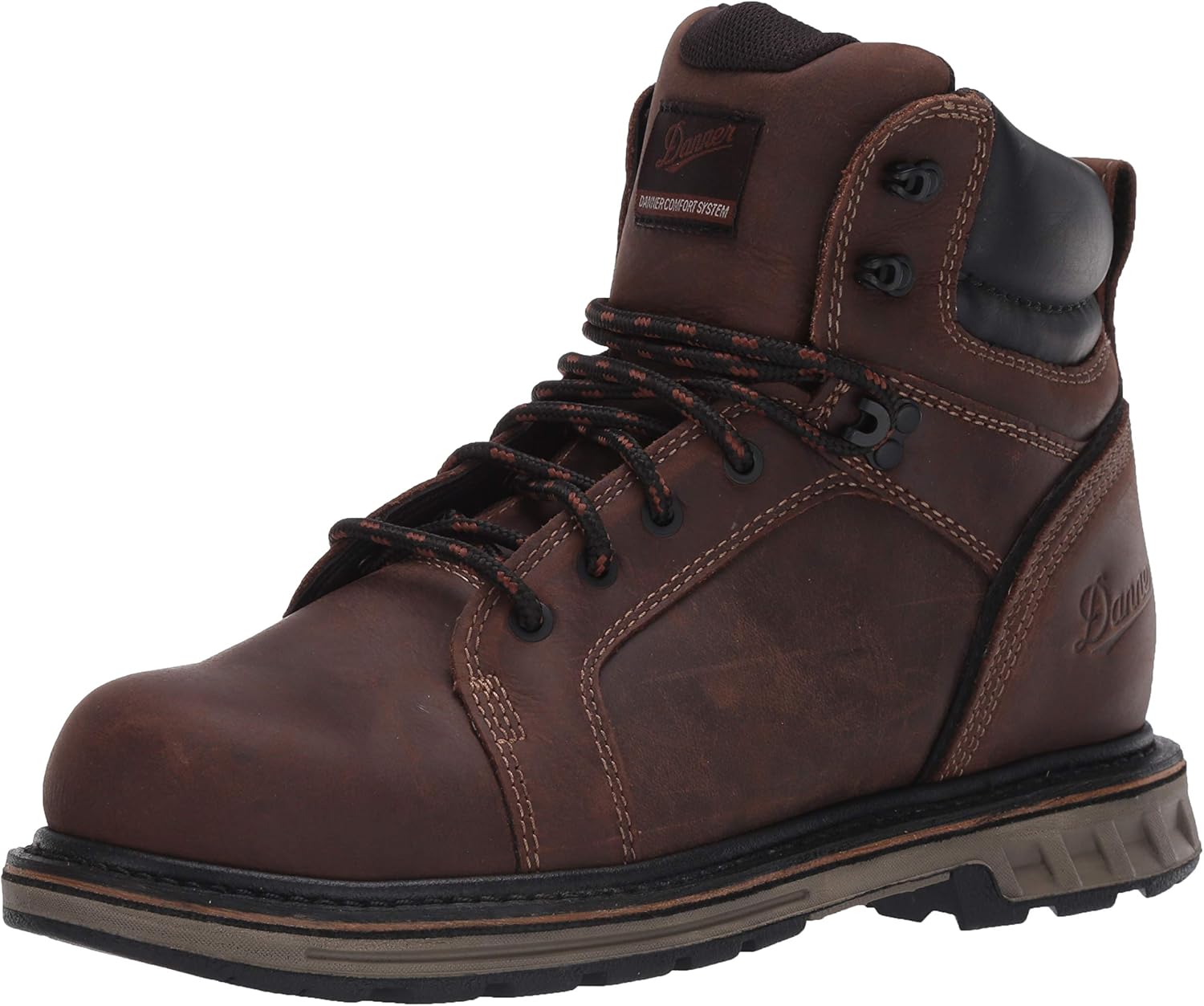 Мужские водонепроницаемые ботинки Danner Steel Yard - из цельнозерновой кожи, с двуслойной стелькой, конструкцией Goodyear Welt, противоскользящей резиновой подошвой, электрозащитой (EH), коричневый
Мужские водонепроницаемые ботинки Danner Steel Yard - из цельнозерновой кожи, с двуслойной стелькой, конструкцией Goodyear Welt, противоскользящей резиновой подошвой, электрозащитой (EH), коричневый