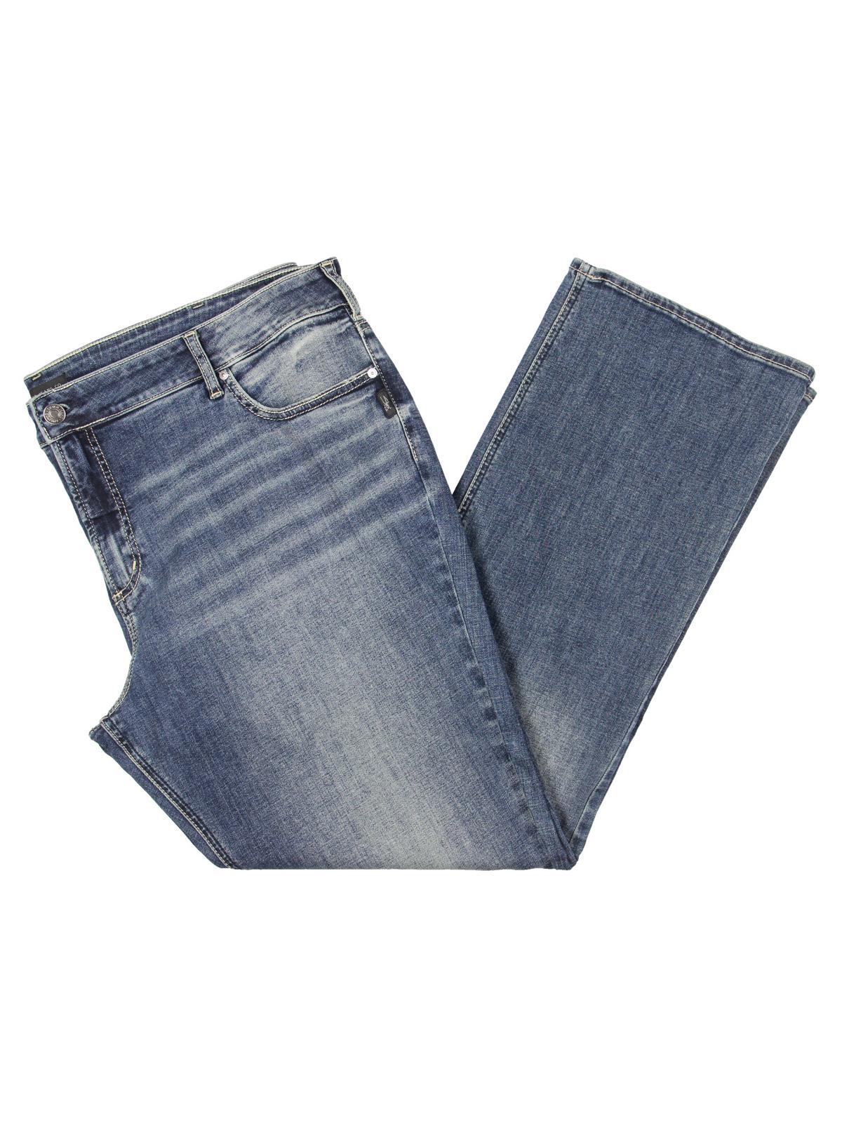 Плюс Женские джинсы Bootcut с высокой посадкой средней потертости Silver Jeans Co., индиго
Плюс Женские джинсы Bootcut с высокой посадкой средней потертости Silver Jeans Co., индиго