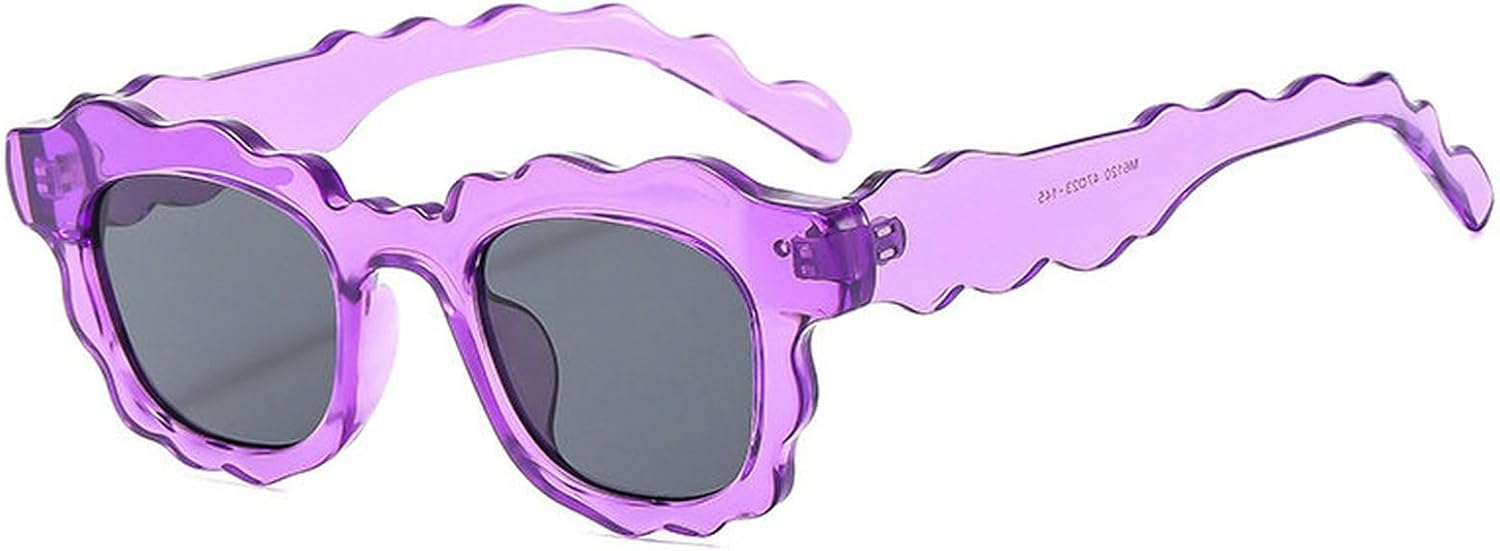 Солнцезащитные очки COTIA Fashion Square для женщин, новые, с уникальной оправой неправильной волнообразной формы, солнцезащитные очки для мужчин, модные и милые очки, Purple
Солнцезащитные очки COTIA Fashion Square для женщин, новые, с уникальной оправой неправильной волнообразной формы, солнцезащитные очки для мужчин, модные и милые очки, Purple