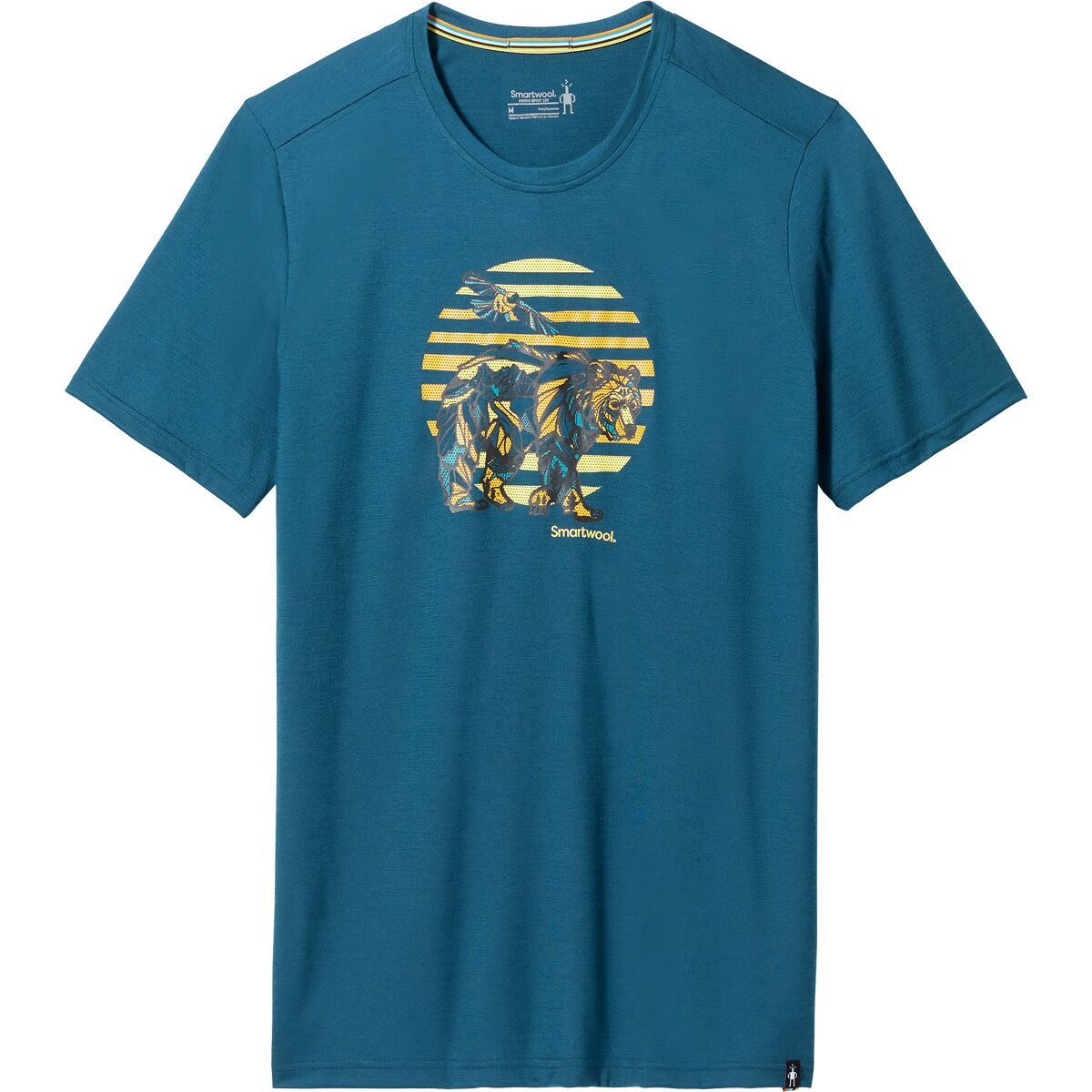 Графическая футболка с коротким рукавом Companion trek Smartwool, синий
Графическая футболка с коротким рукавом Companion trek Smartwool, синий
