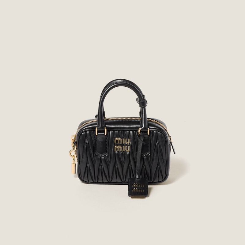 Сумка Arcadie из стеганой кожи наппа Miu Miu, черный
Сумка Arcadie из стеганой кожи наппа Miu Miu, черный