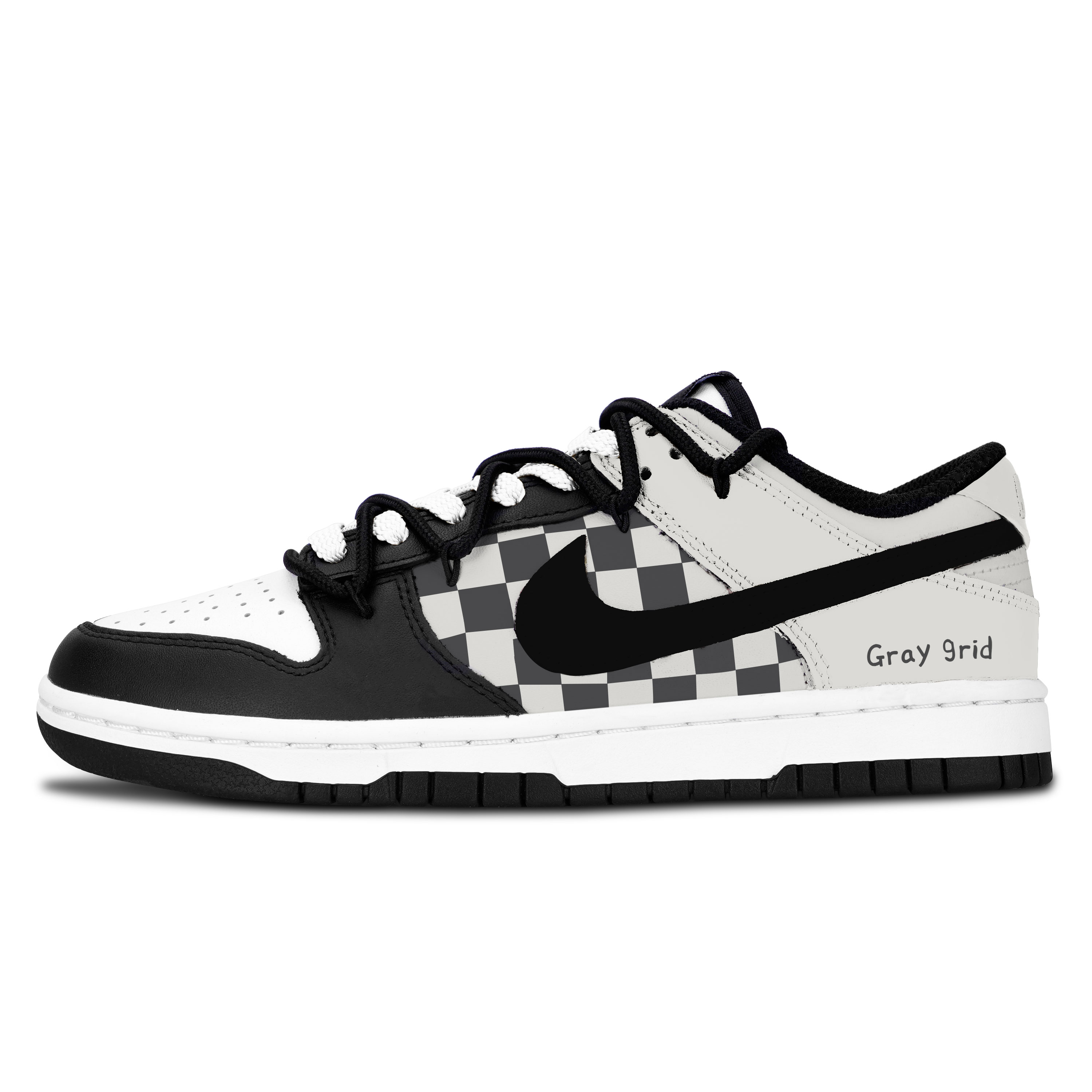 Nike Dunk Black White, Simple Elegance - износостойкие низкие скейтбордистские кроссовки унисекс серого цвета
Nike Dunk Black White, Simple Elegance - износостойкие низкие скейтбордистские кроссовки унисекс серого цвета