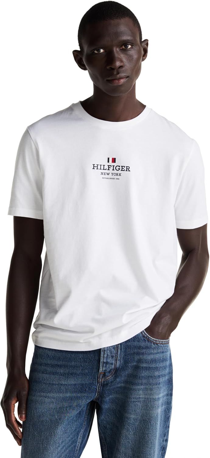 Мужские хлопковые футболки с короткими рукавами и напечатанным логотипом Tommy Hilfiger, White, Белый, Мужские хлопковые футболки с короткими рукавами и напечатанным логотипом Tommy Hilfiger, White
Мужские хлопковые футболки с короткими рукавами и напечатанным логотипом Tommy Hilfiger, White, Белый, Мужские хлопковые футболки с короткими рукавами и напечатанным логотипом Tommy Hilfiger, White