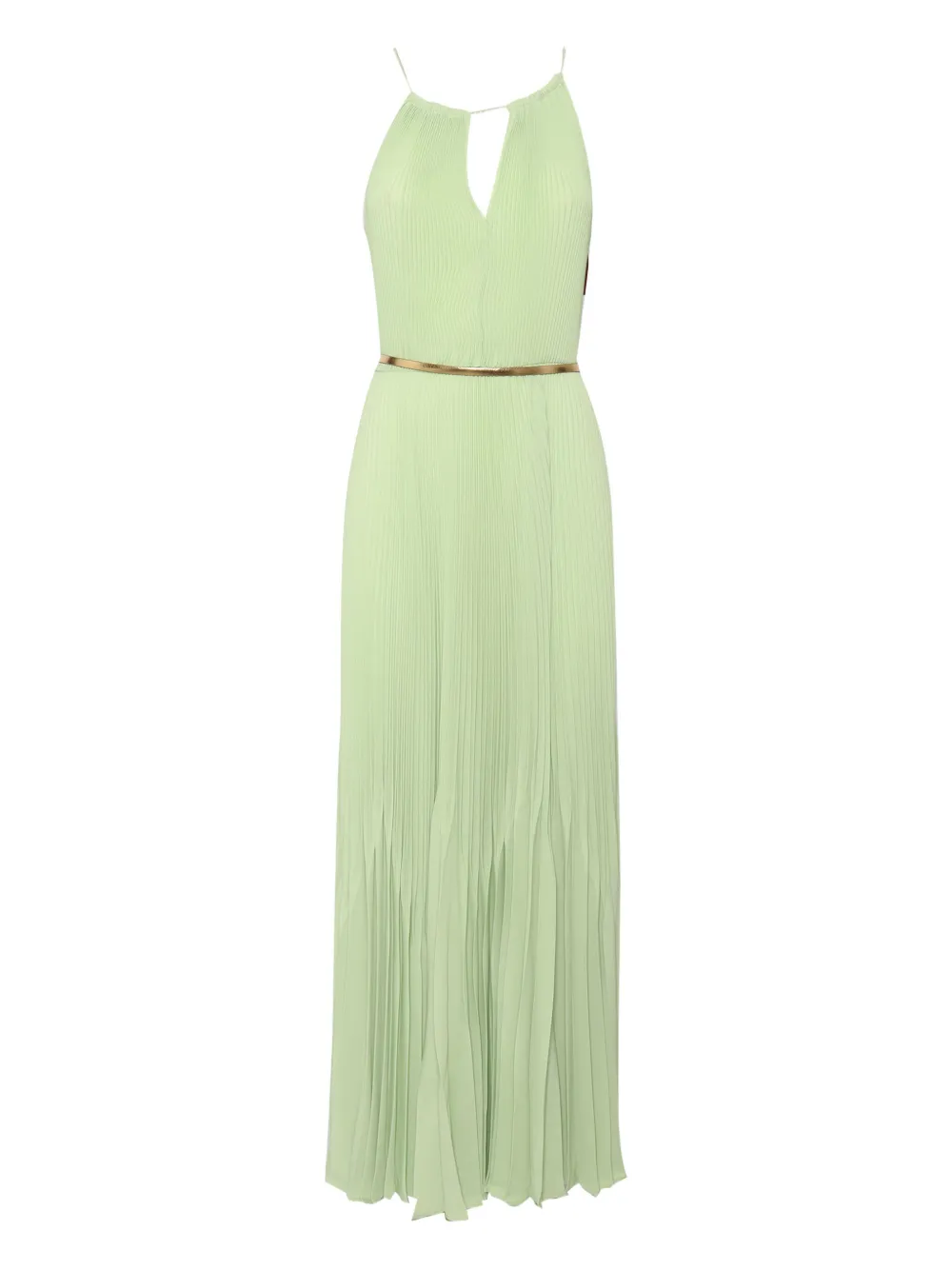 Плиссированное платье с вырезом халтер MAX MARA, зеленый
Плиссированное платье с вырезом халтер MAX MARA, зеленый