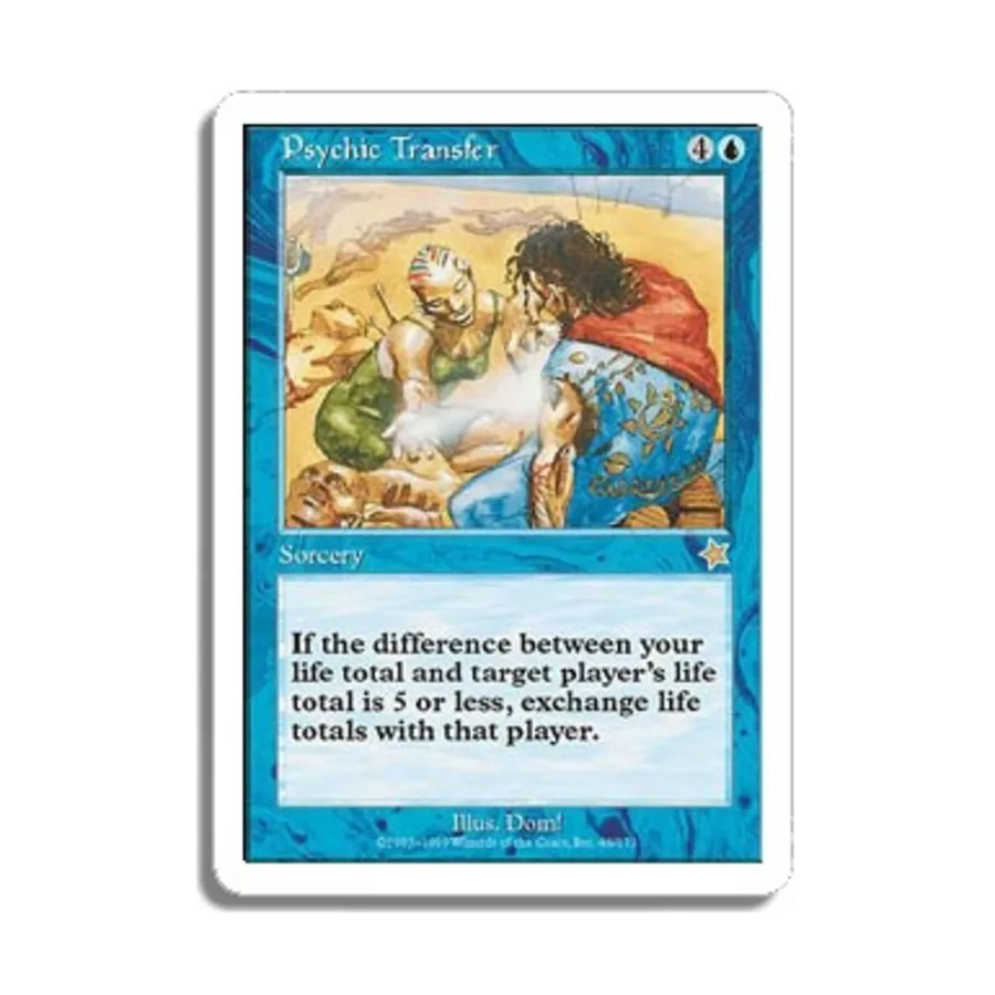 CCG Психический перенос (клавиша R), MTG - Starter Series (1999)
CCG Психический перенос (клавиша R), MTG - Starter Series (1999)