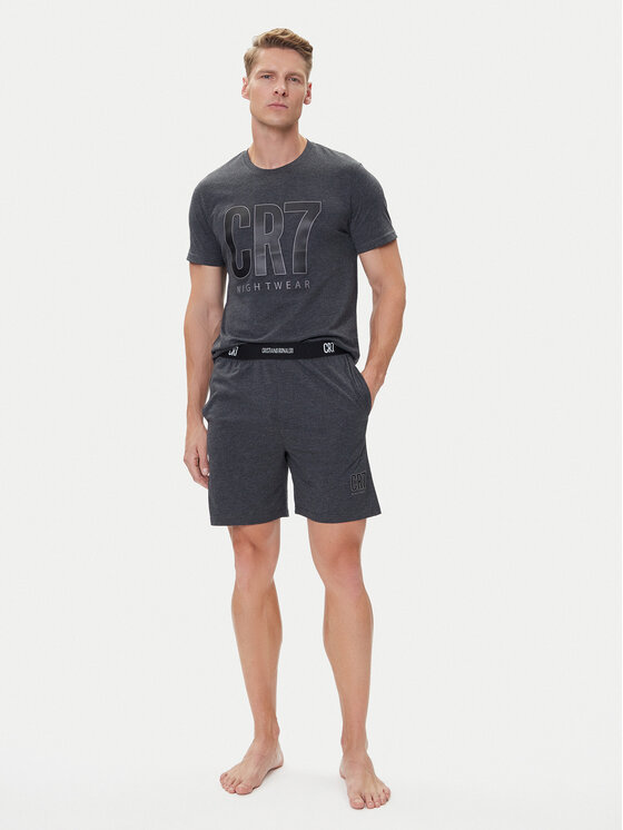 Пижама regular fit 8730-41 Cristiano Ronaldo Cr7, серый 
Пижама regular fit 8730-41 Cristiano Ronaldo Cr7, серый