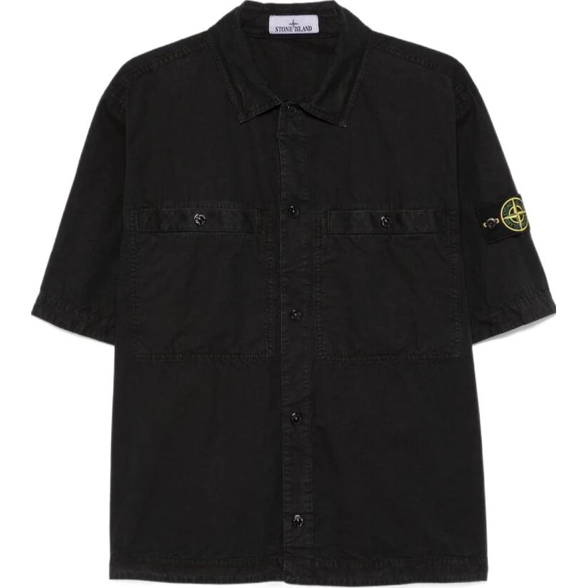 Рубашка с коротким рукавом Compass Patch STONE ISLAND, черный
Рубашка с коротким рукавом Compass Patch STONE ISLAND, черный