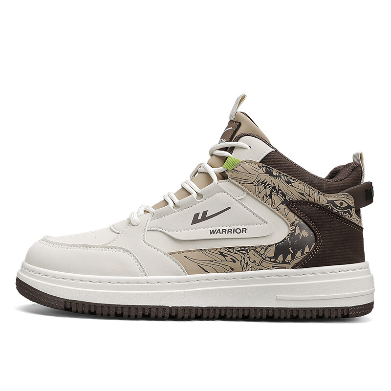 Кроссовки WARRIOR Skateboarding Shoes Men High-top Rice/rice Dumplings, коричневый
Кроссовки WARRIOR Skateboarding Shoes Men High-top Rice/rice Dumplings, коричневый