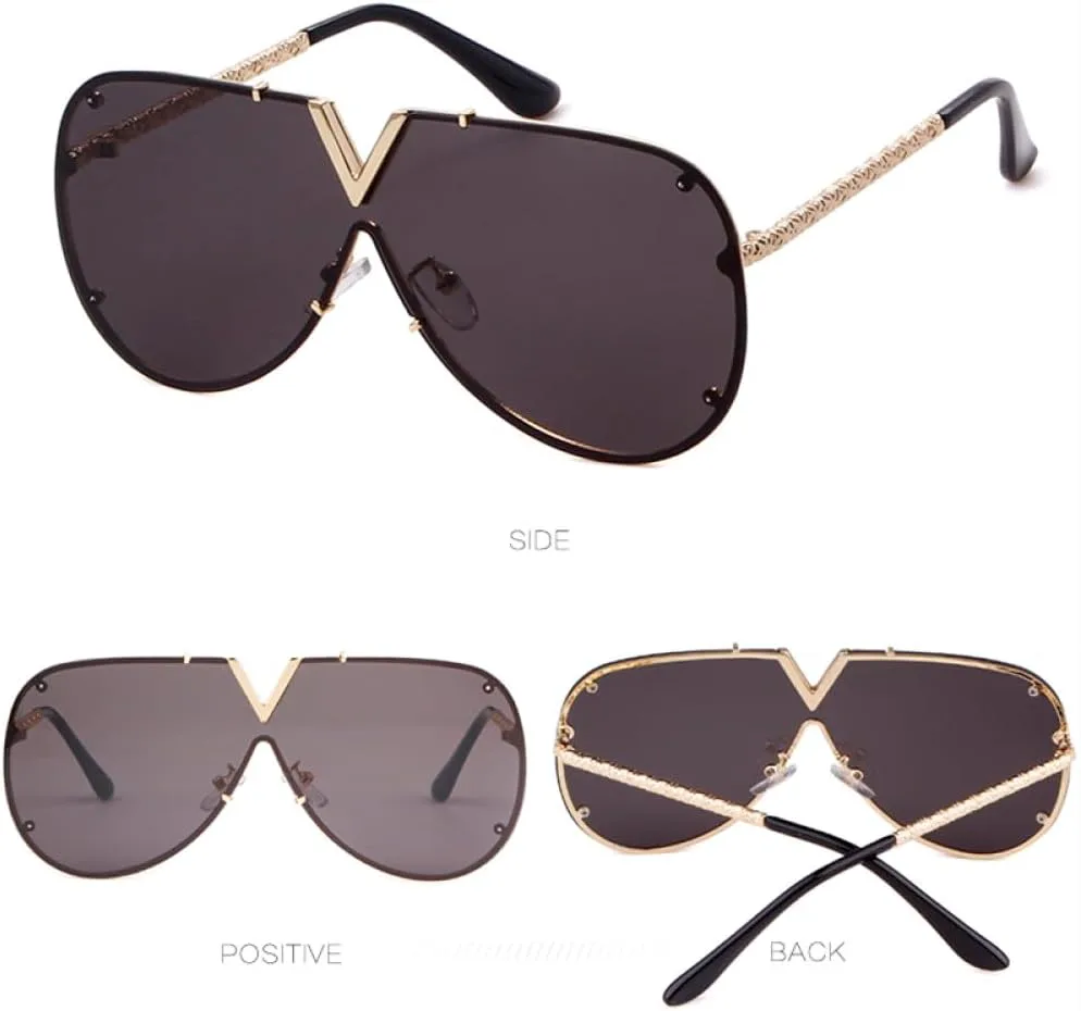 Винтажные ретро-солнцезащитные очки большого размера 2027 года, оправа из розового золота с металлическими заклепками, прозрачные линзы, унисекс MTZJH, C6
Винтажные ретро-солнцезащитные очки большого размера 2027 года, оправа из розового золота с металлическими заклепками, прозрачные линзы, унисекс MTZJH, C6