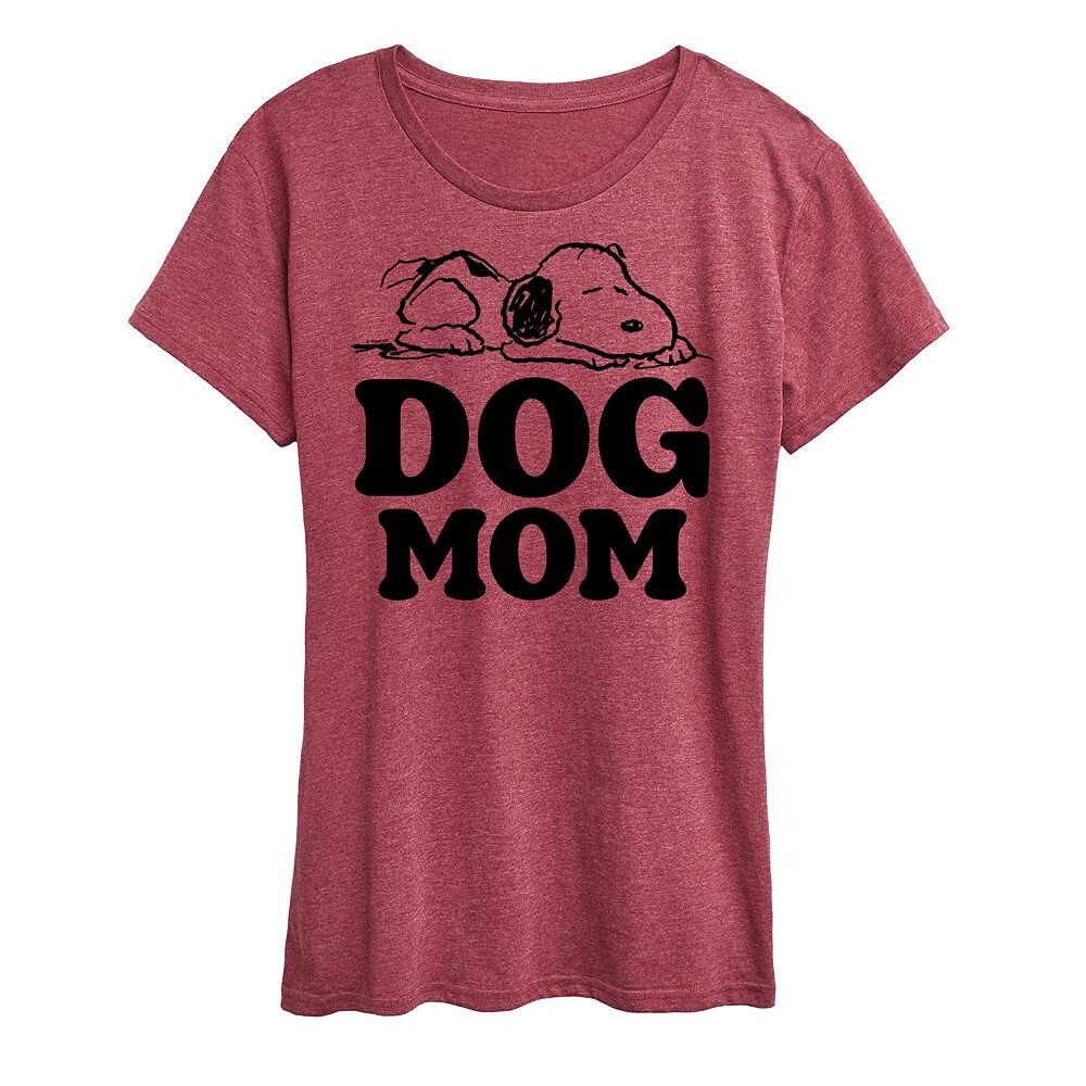 Женская футболка с рисунком Peanuts Snoopy Dog Mom Licensed Character, цвет Heather Dark Red
Женская футболка с рисунком Peanuts Snoopy Dog Mom Licensed Character, цвет Heather Dark Red
