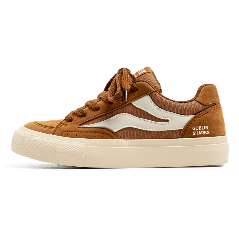 GOBLIN SHARKS 1759 Скользоустойчивые амортизирующие легкие мужские лоу-топы для скейтбординга черные, цвет Black
GOBLIN SHARKS 1759 Скользоустойчивые амортизирующие легкие мужские лоу-топы для скейтбординга черные, цвет Black