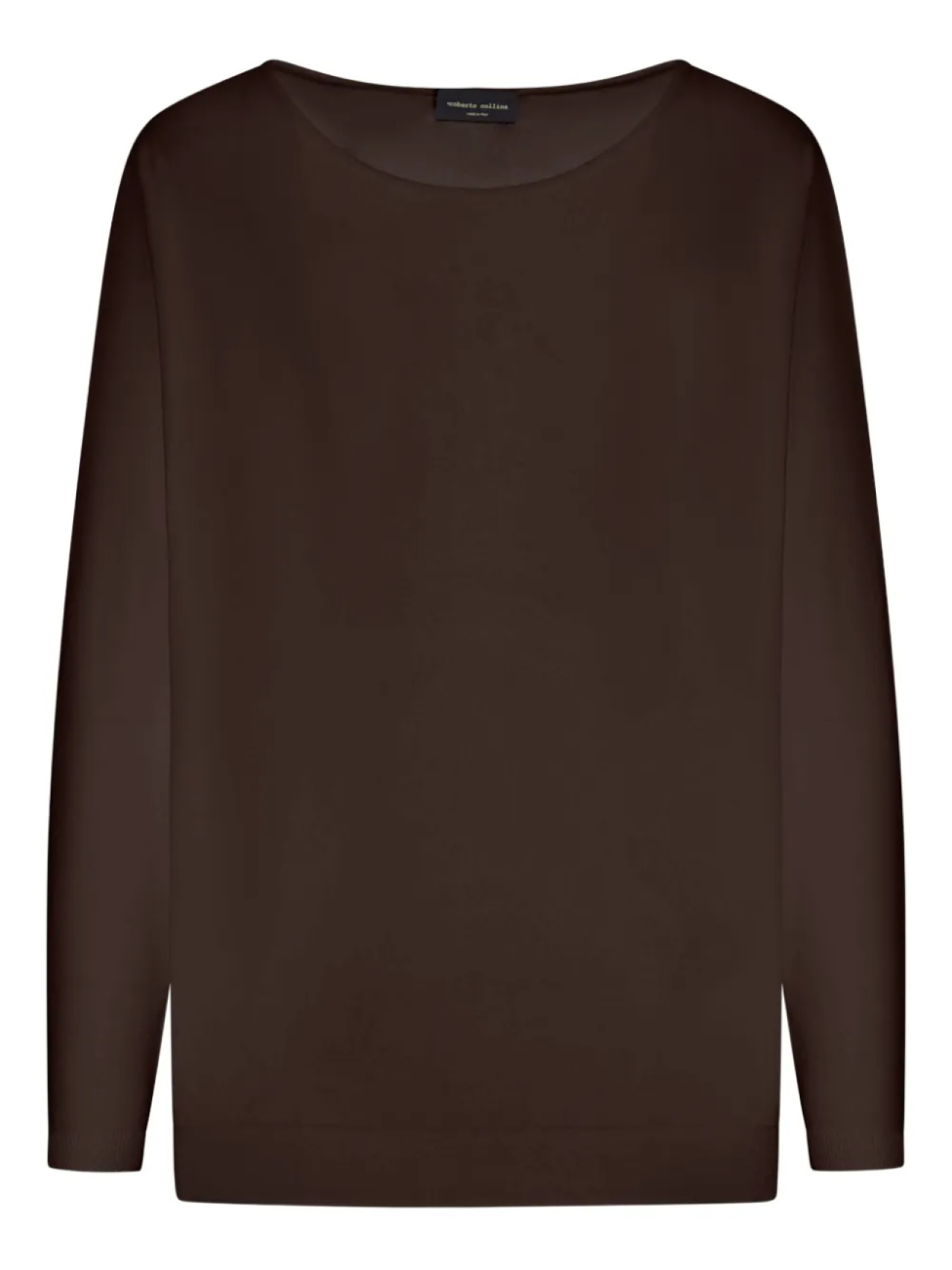 Свитер оверсайз от Роберто Коллина Roberto Collina, коричневый
Свитер оверсайз от Роберто Коллина Roberto Collina, коричневый