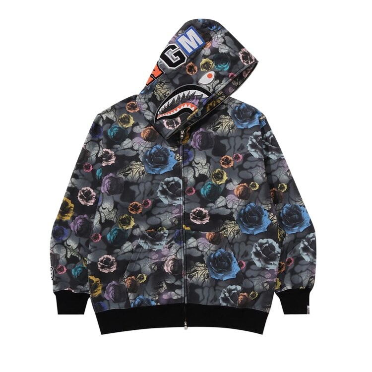 Худи BAPE Floral Camo Shark Relaxed Fit Full Zip Hoodie, черный
Худи BAPE Floral Camo Shark Relaxed Fit Full Zip Hoodie, черный