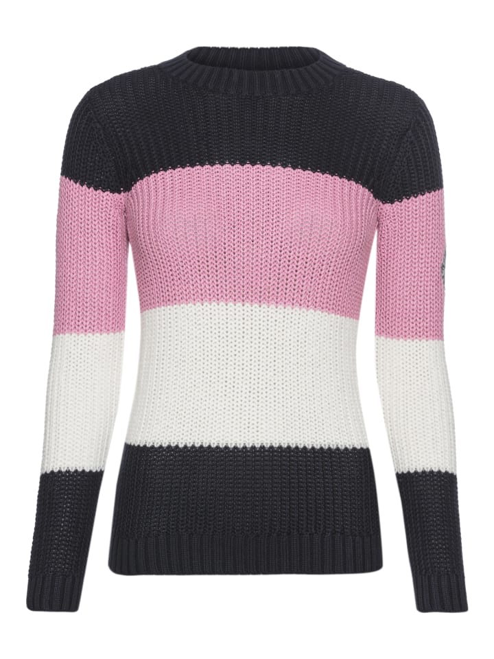 Вязаный свитер в темно-синюю полоску Kangaroos
Вязаный свитер в темно-синюю полоску Kangaroos