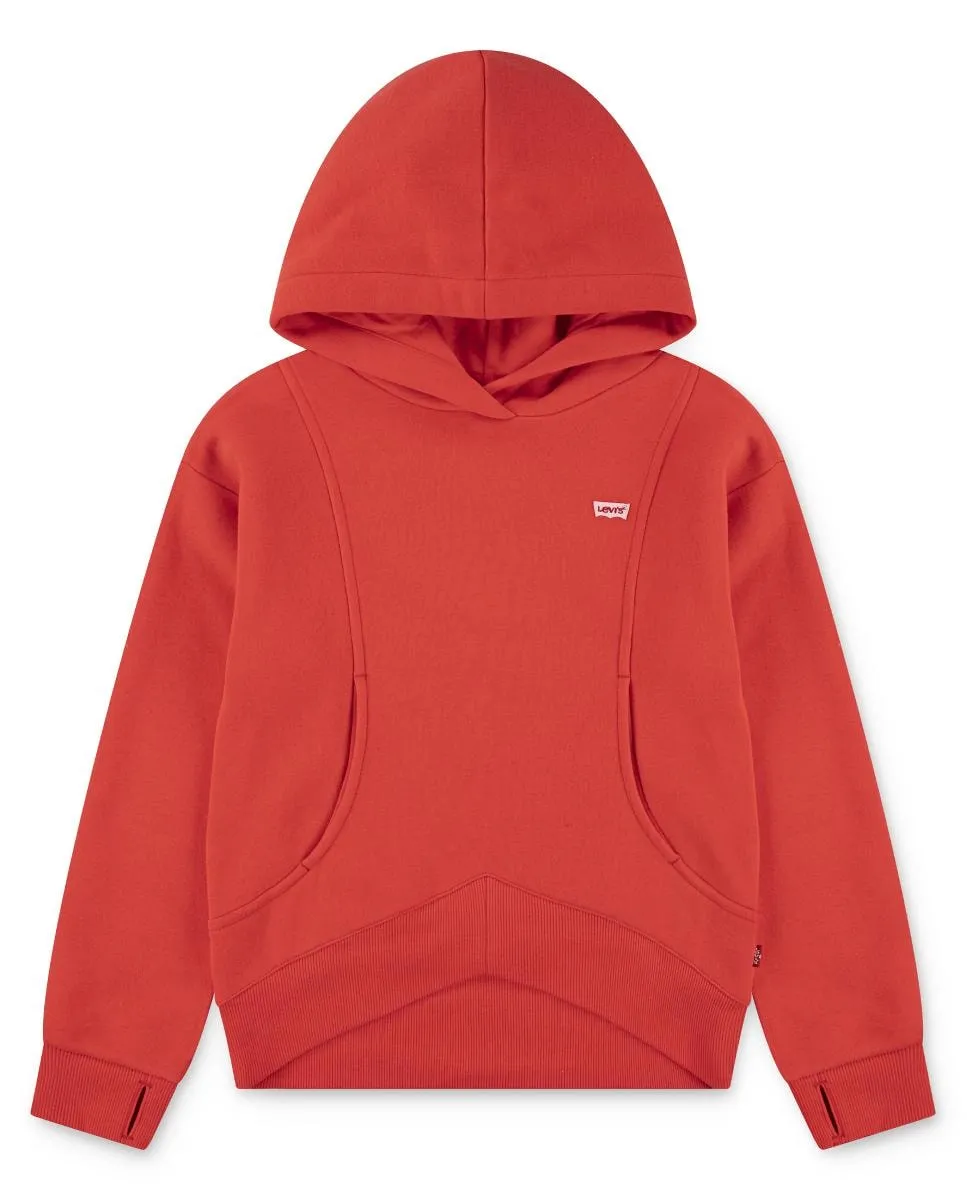 Толстовка с капюшоном и отверстиями для больших пальцев Batwing Patch для девочки Levi's, красный
Толстовка с капюшоном и отверстиями для больших пальцев Batwing Patch для девочки Levi's, красный