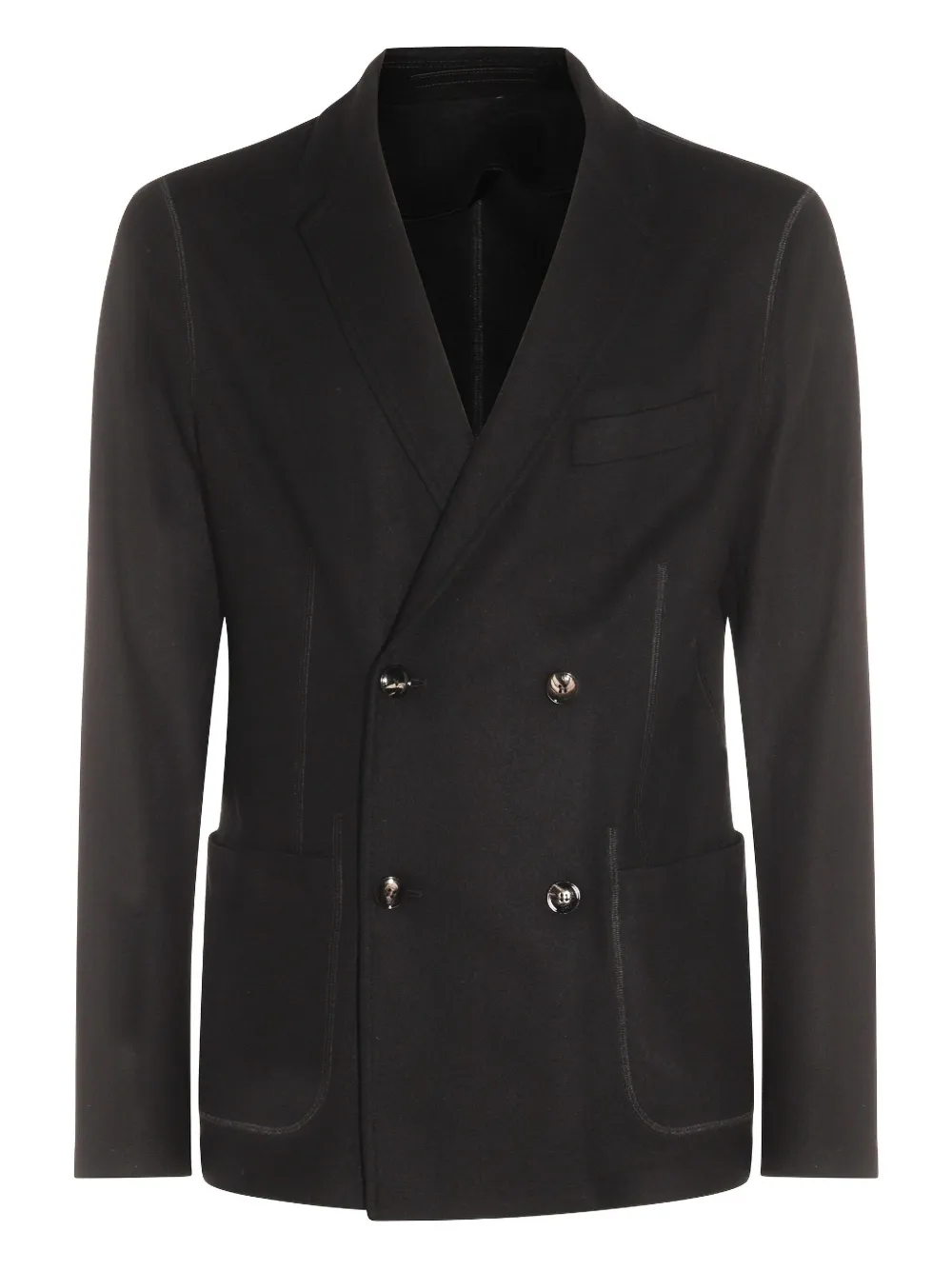 Двубортный жакет с накладными карманами GIORGIO ARMANI, черный
Двубортный жакет с накладными карманами GIORGIO ARMANI, черный