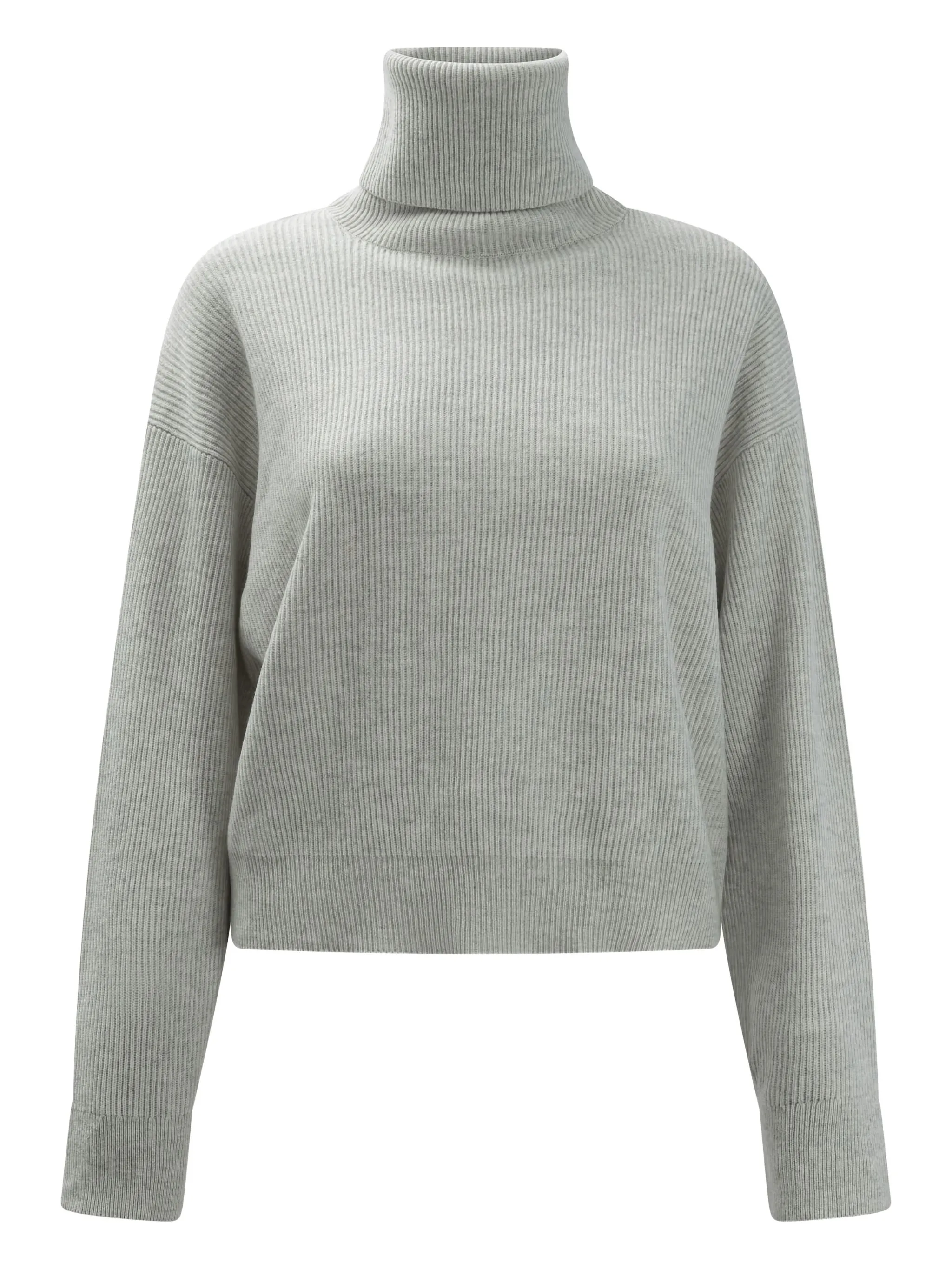 Джемпер из рубчатого трикотажа с круглым вырезом Brunello Cucinelli, серый
Джемпер из рубчатого трикотажа с круглым вырезом Brunello Cucinelli, серый