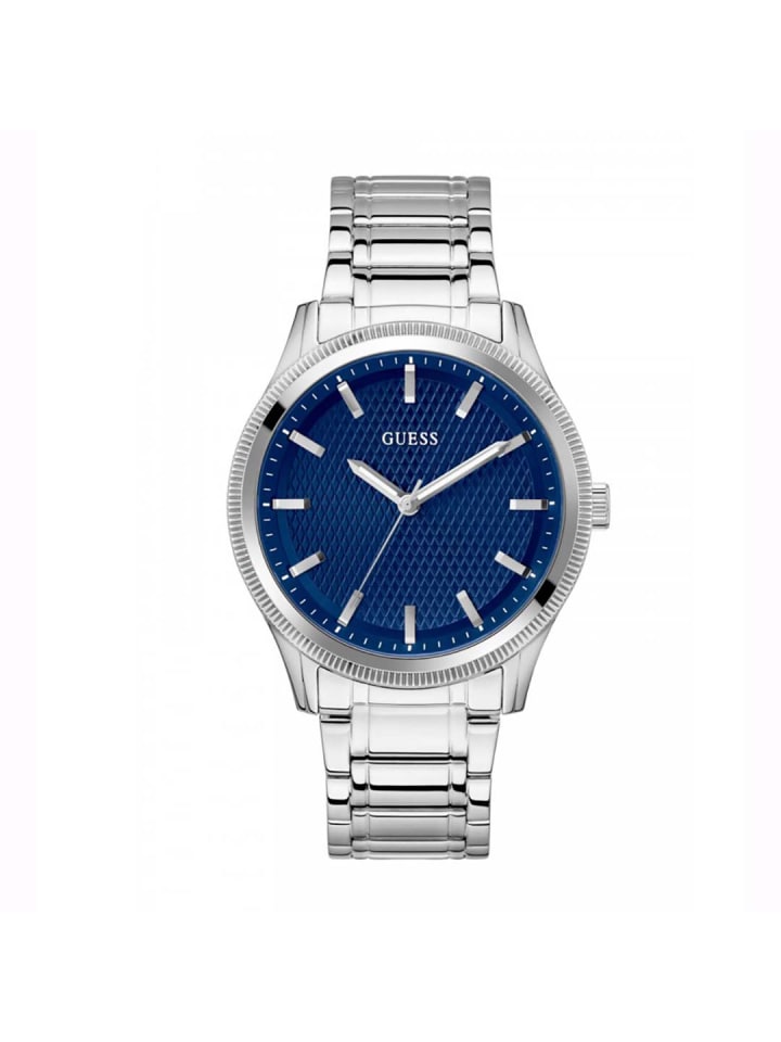 Guess Мужские аналоговые часы синего цвета
Guess Мужские аналоговые часы синего цвета