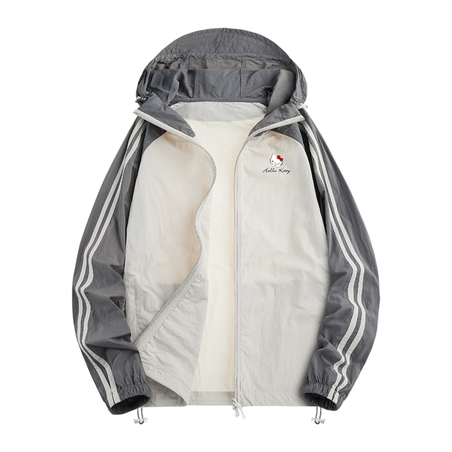 Sanrio Хелло Китти Быстросохнущая Охлаждающая Одежда с Защитой от Солнца Унисекс, Moon Silver Gray B 
Sanrio Хелло Китти Быстросохнущая Охлаждающая Одежда с Защитой от Солнца Унисекс, Moon Silver Gray B