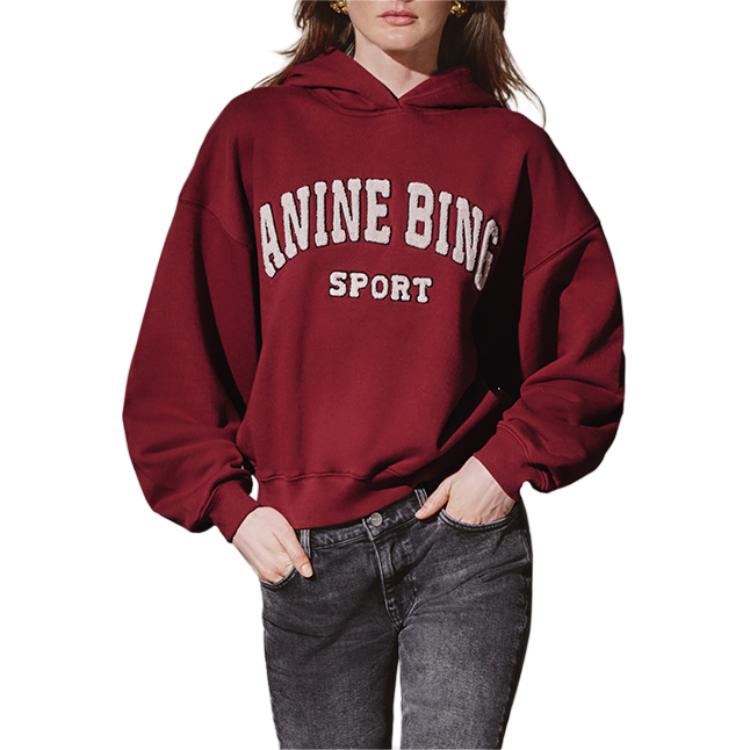 Anine Bing Свитшот женский темно-красный
Anine Bing Свитшот женский темно-красный
