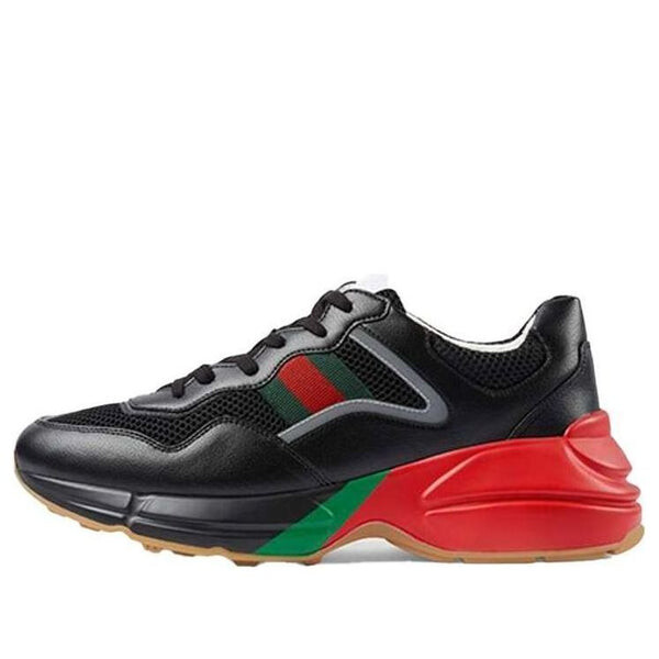 Кроссовки rhyton 'black red green reflective' Gucci, черный
Кроссовки rhyton 'black red green reflective' Gucci, черный