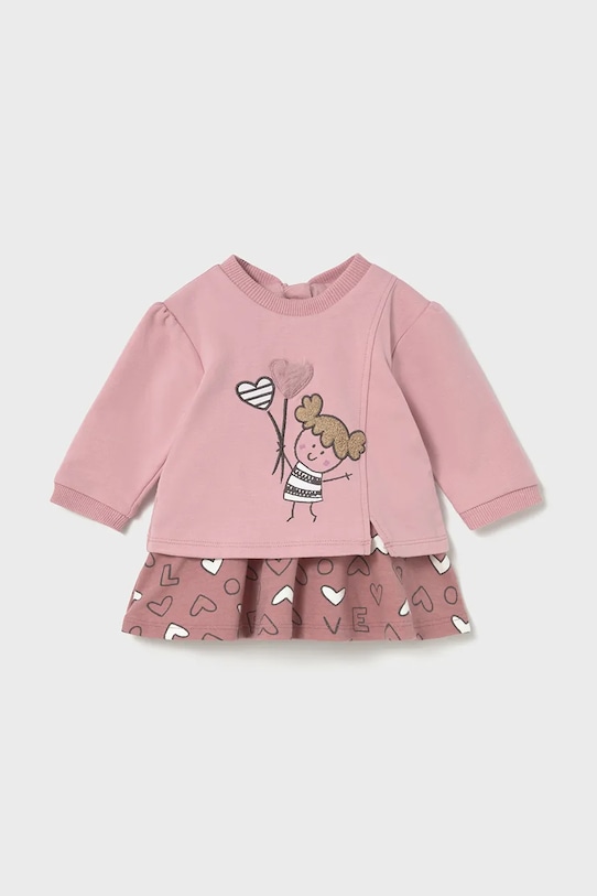 Платье для малышей Mayoral Newborn, розовый 
Платье для малышей Mayoral Newborn, розовый