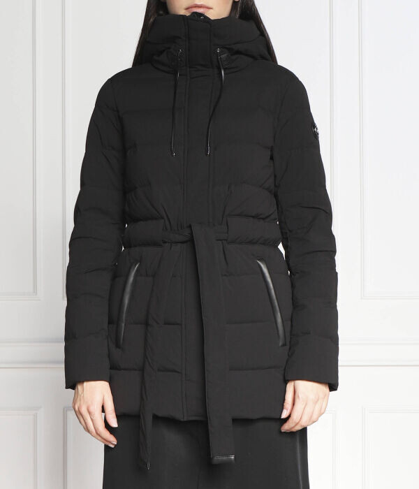 Пуховик женский Michael Kors с поясом, черный
Пуховик женский Michael Kors с поясом, черный