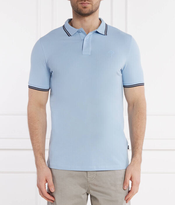 Поло Joop! с контрастными деталями, голубой
Поло Joop! с контрастными деталями, голубой