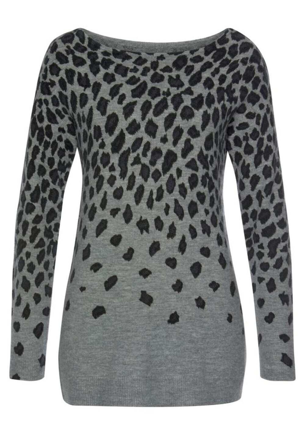 Свитер Lascana, базальтово-серый/пестрый серый
Свитер Lascana, базальтово-серый/пестрый серый