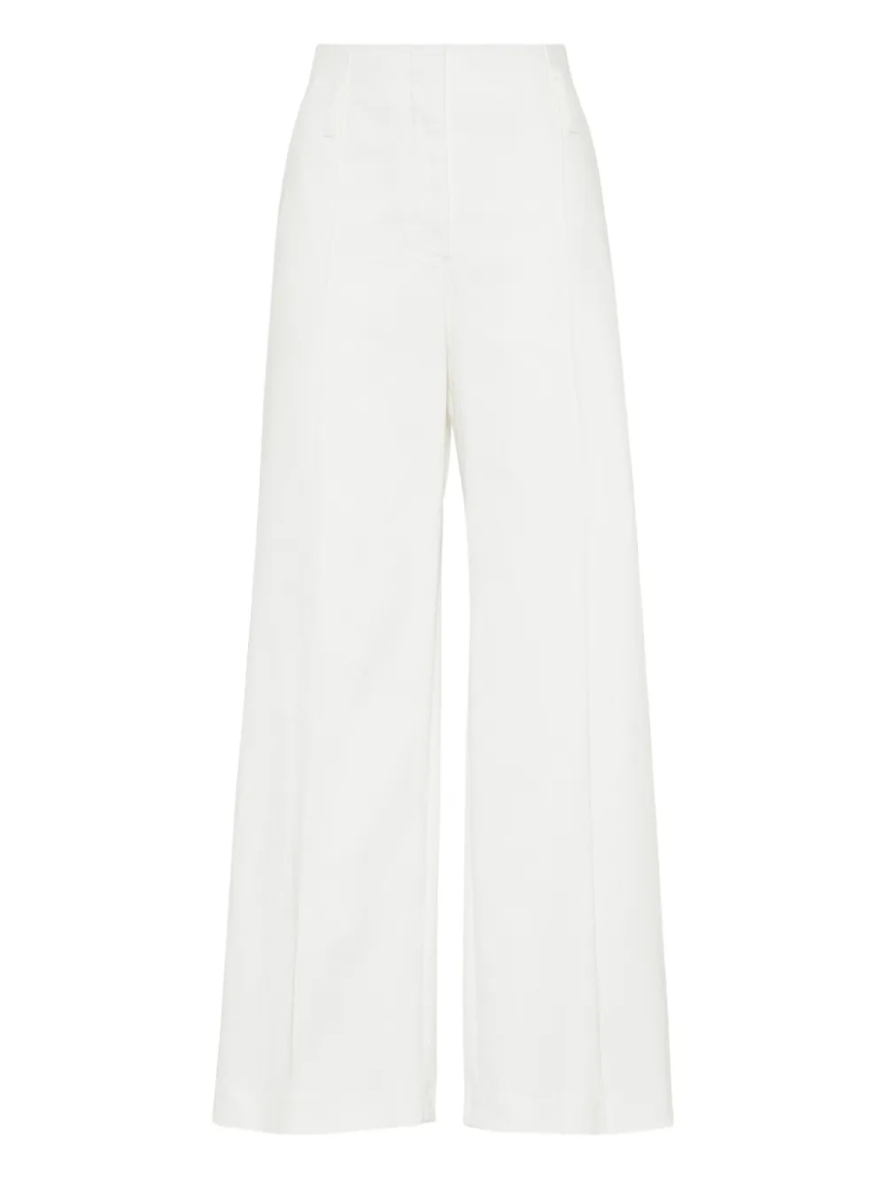 Brunello Cucinelli расклешенные брюки, белый 
Brunello Cucinelli расклешенные брюки, белый