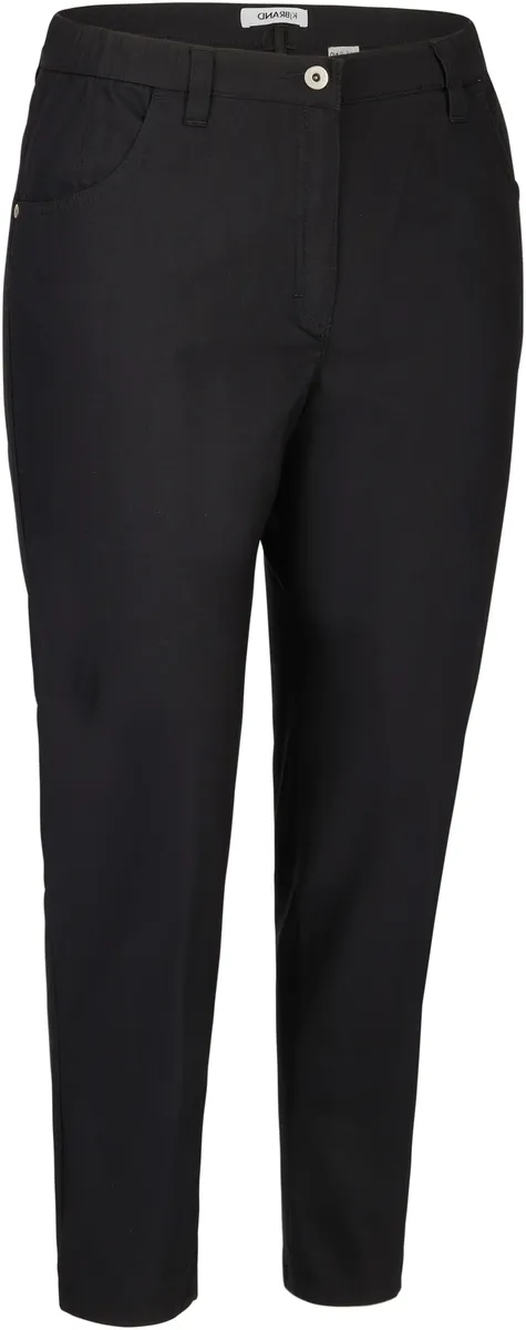 Брюки-чиносы KjBRAND "Betty Chino", с удобным поясом, черный 
Брюки-чиносы KjBRAND "Betty Chino", с удобным поясом, черный