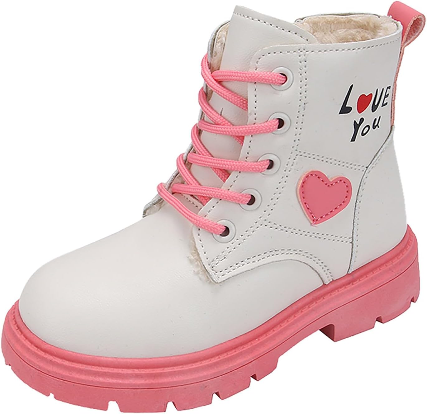 Ботинки для девочек на шнуровке с отделкой под мех, модные зимние короткие ботинки для снега, теплые, с противоскользящей подошвой, для улицы JEUROT, Pink
Ботинки для девочек на шнуровке с отделкой под мех, модные зимние короткие ботинки для снега, теплые, с противоскользящей подошвой, для улицы JEUROT, Pink