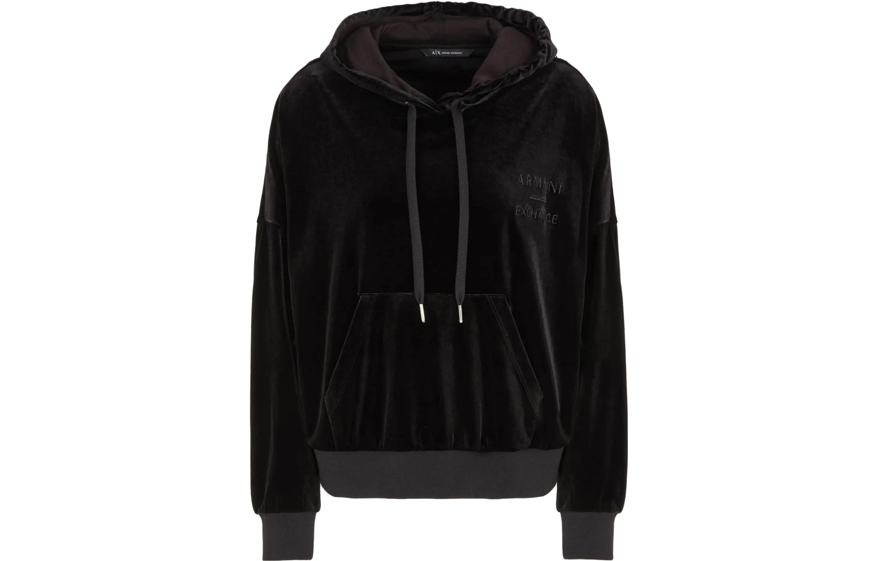 Длинная худи с капюшоном на шнурке ARMANI EXCHANGE, черный
Длинная худи с капюшоном на шнурке ARMANI EXCHANGE, черный