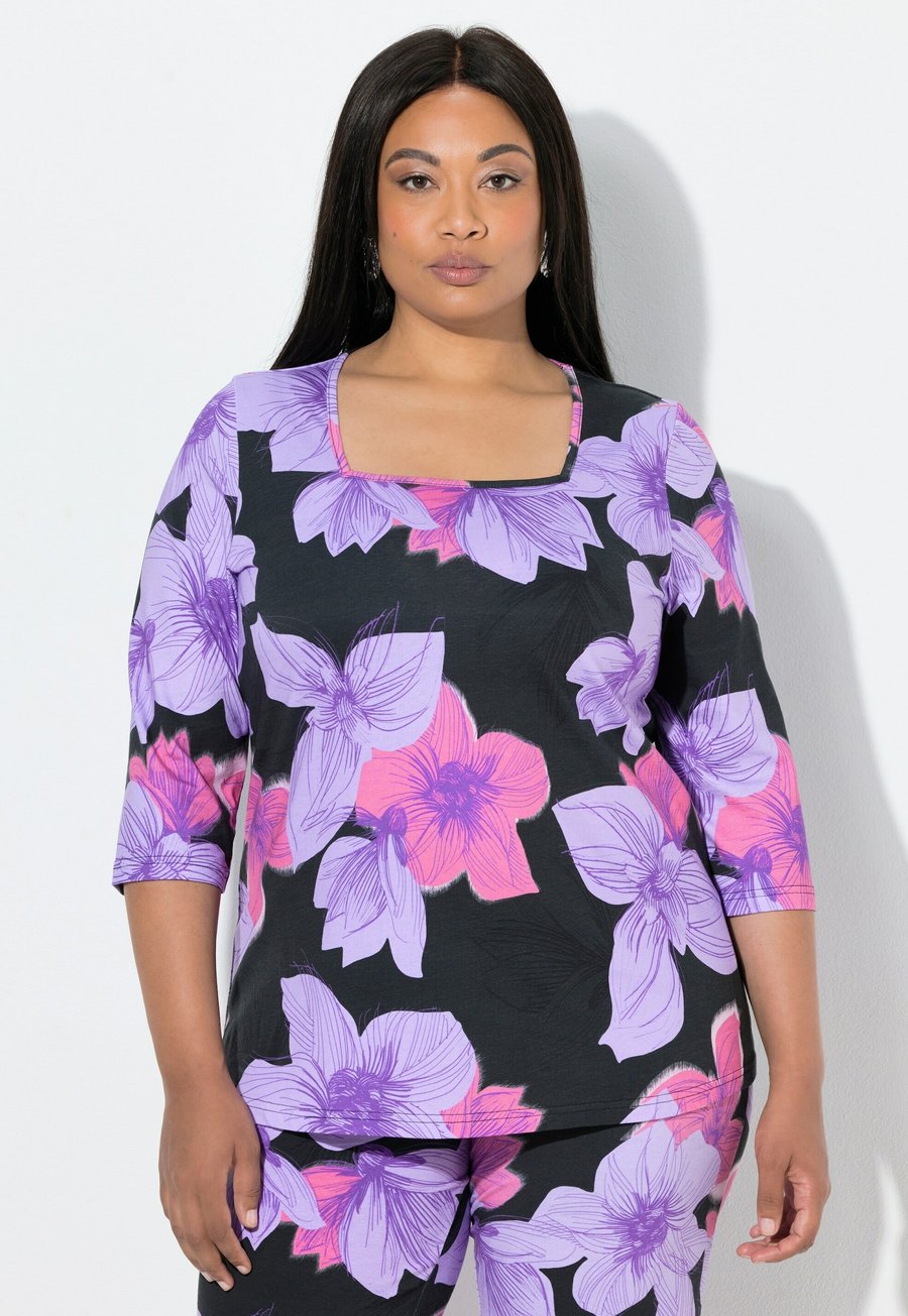 Топ Ulla Popken Long sleeved top, Black
Топ Ulla Popken Long sleeved top, Black