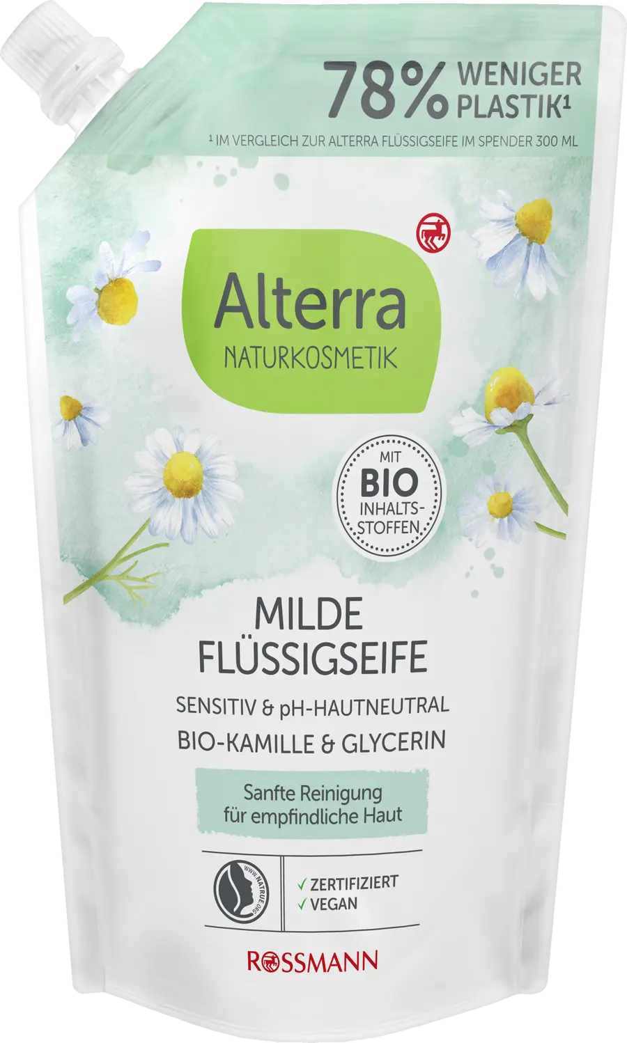 Жидкое мыло Alterra NATURKOSMETIK Milde Flüssigseife Bio-Kamille Nachfüllbeutel
Жидкое мыло Alterra NATURKOSMETIK Milde Flüssigseife Bio-Kamille Nachfüllbeutel