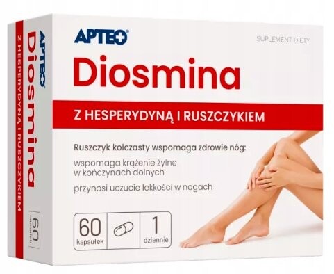 Apteo, Диосмин с гесперидином Light Legs, 60 капсул. Inna marka
Apteo, Диосмин с гесперидином Light Legs, 60 капсул. Inna marka