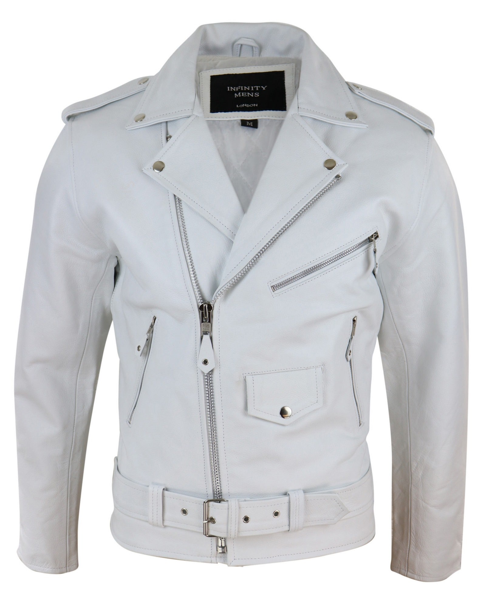 Куртка Cowide Biker с перекрестной молнией Classic Brando Grease TruClothing, белый
Куртка Cowide Biker с перекрестной молнией Classic Brando Grease TruClothing, белый