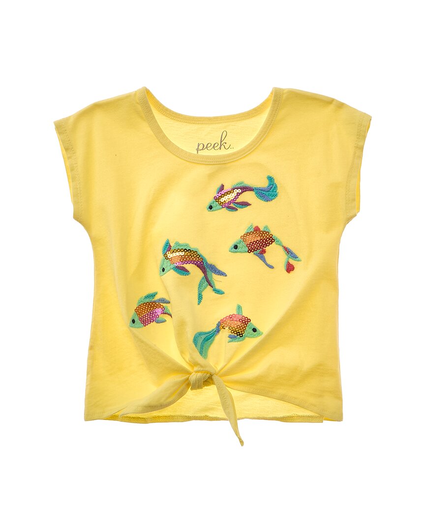 Детский топ Peek Kids Fish с завязками спереди, желтый
Детский топ Peek Kids Fish с завязками спереди, желтый