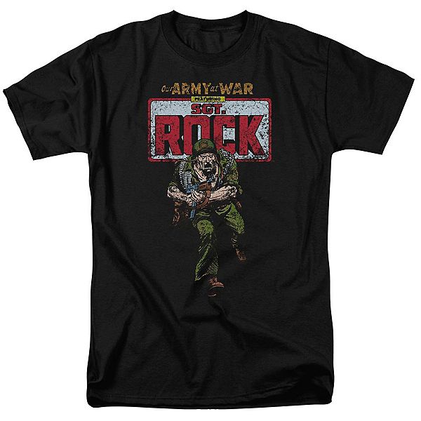 Футболка с коротким рукавом DC Comics Sgt Rock Licensed Character
Футболка с коротким рукавом DC Comics Sgt Rock Licensed Character