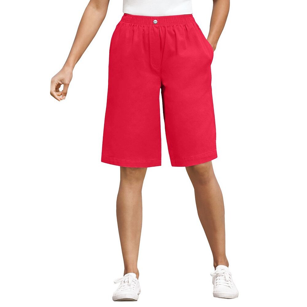 Женские хлопковые шорты больших размеров на 7 дней с эластичной резинкой на талии для женщин Woman Within, цвет Vivid Red
Женские хлопковые шорты больших размеров на 7 дней с эластичной резинкой на талии для женщин Woman Within, цвет Vivid Red