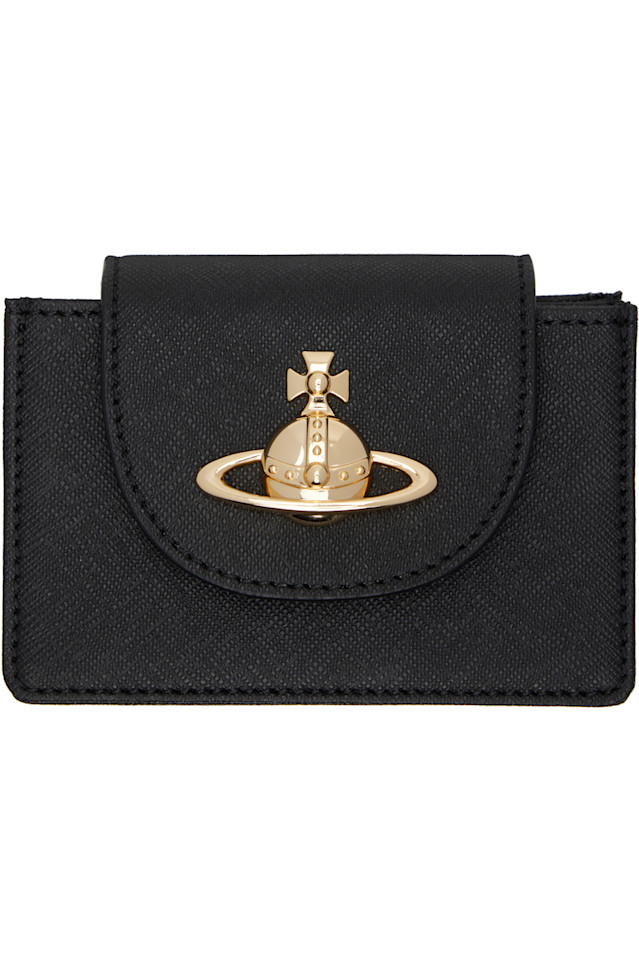 Vivienne Westwood Черный держатель для карт с откидной крышкой
Vivienne Westwood Черный держатель для карт с откидной крышкой