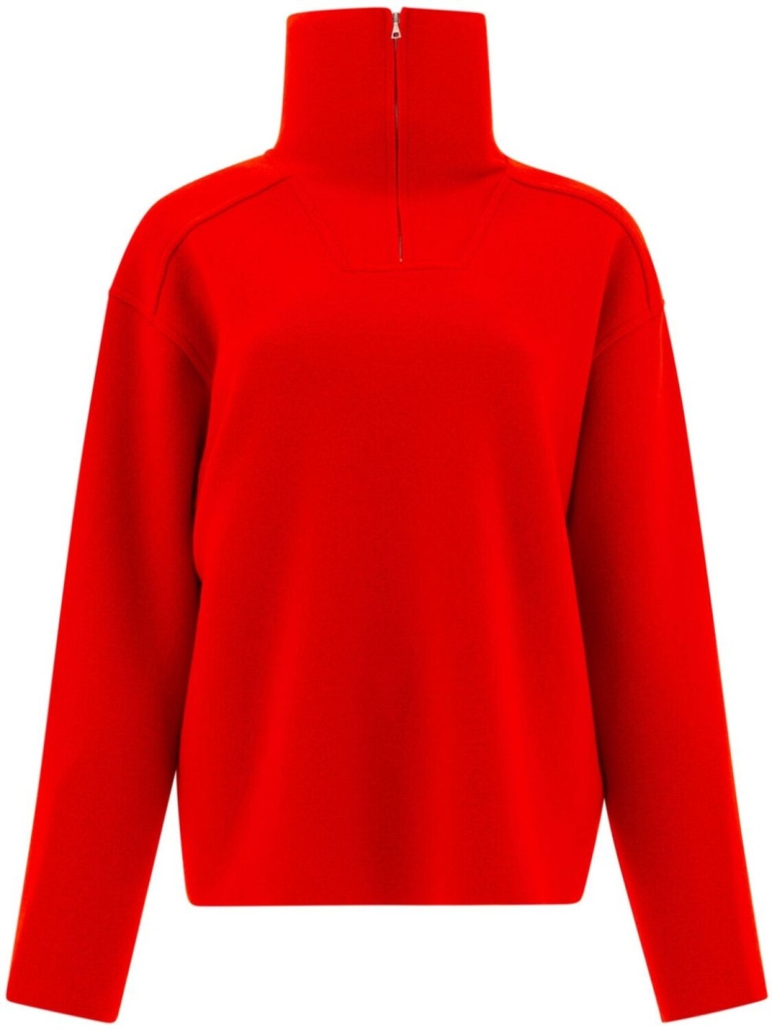 Свитер с высоким воротом на молнии Auralee, красный
Свитер с высоким воротом на молнии Auralee, красный