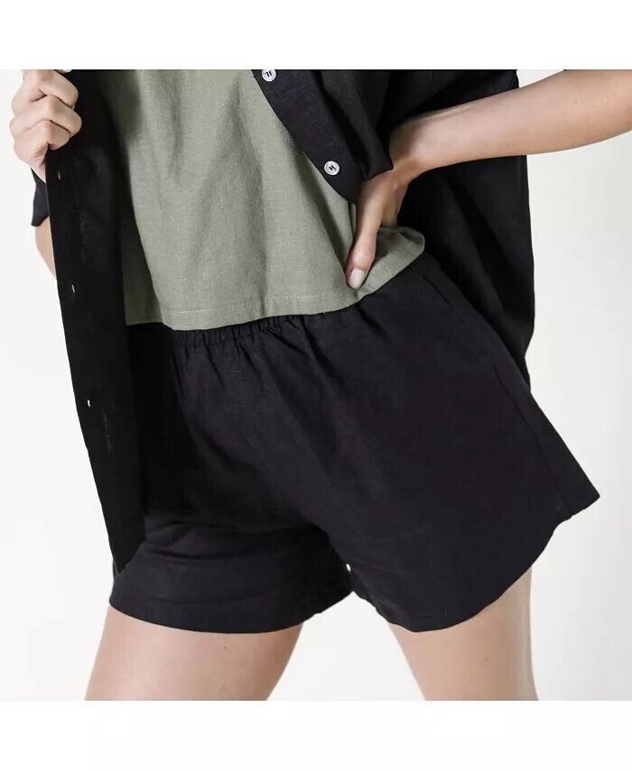 Женские льняные шорты Rita Poplinen, черный
Женские льняные шорты Rita Poplinen, черный