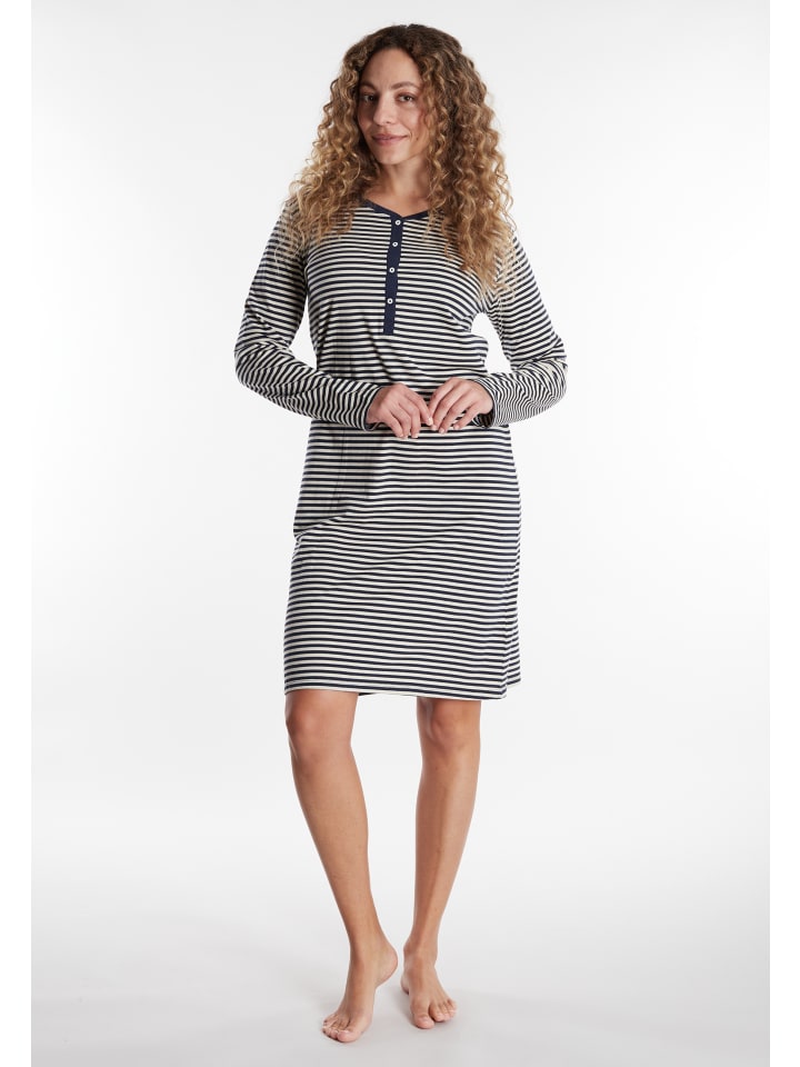 Ночная рубашка Александрия в сине-темную полоску Götzburg
Ночная рубашка Александрия в сине-темную полоску Götzburg