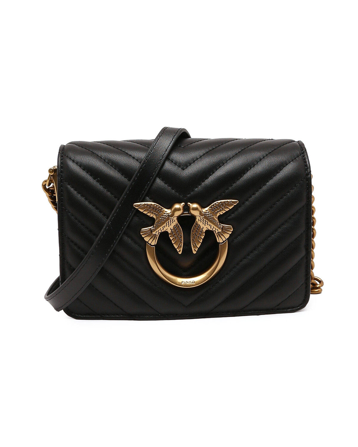 Сумка через плечо Pinko LOVE CLICK MINI SHEEP NAPPA CH, черный
Сумка через плечо Pinko LOVE CLICK MINI SHEEP NAPPA CH, черный