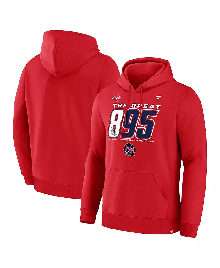 Мужская толстовка с капюшоном Alexander Ovechkin Athletic Red Washington Capitals NHL All-Time Leading Goal Scorer The Great 895 Fanatics
Мужская толстовка с капюшоном Alexander Ovechkin Athletic Red Washington Capitals NHL All-Time Leading Goal Scorer The Great 895 Fanatics