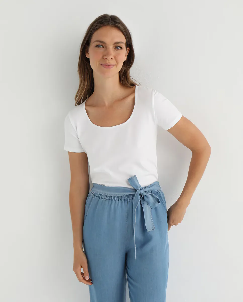 Женская футболка без рукавов с круглым вырезом Guitare, белый
Женская футболка без рукавов с круглым вырезом Guitare, белый