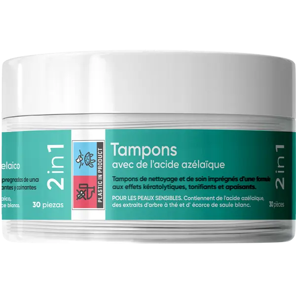 Диски для лица с азелаиновой кислотой, 30 шт./1 упаковка. Erne
Диски для лица с азелаиновой кислотой, 30 шт./1 упаковка. Erne